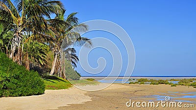 Sotavento Beach in Fuerteventura Stock Photo