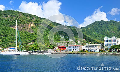Soufriere Stock Photo
