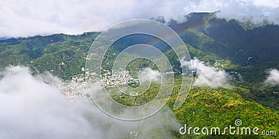 Soufriere - Saint Lucia Stock Photo