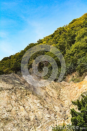 Soufriere Sulphur Springs Stock Photo