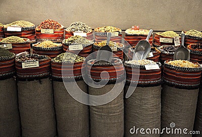 Souk In Abu Dhabi, UAE Stock Photo