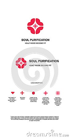 Soul Purification Unique Logo Vector Illustration