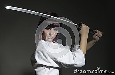 Soul_of_warrior(katana)#1 Stock Photo