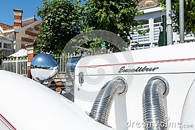 Soulac, France. Old car in the old town Editorial Stock Photo