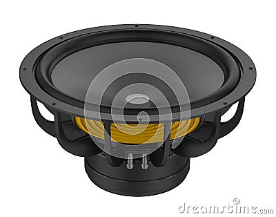 Sound Audio Loudspeakers Isolated Stock Photo