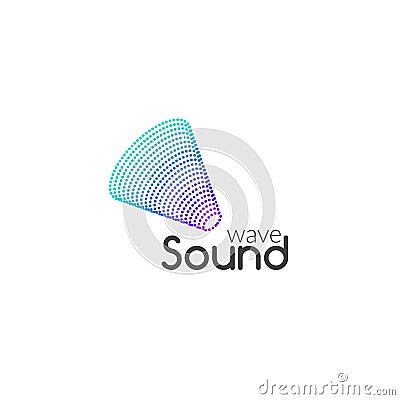 Sound Audio music wave logo design vector. Business icon symbol Vector Illustration