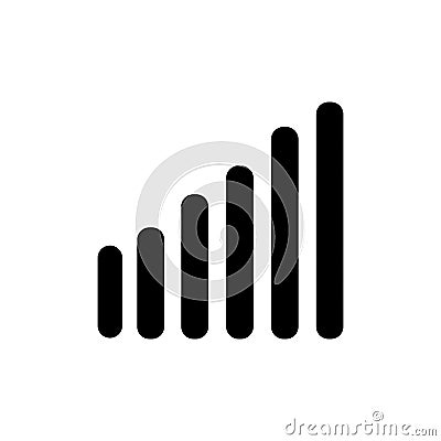 Sound bars icon. Trendy Sound bars logo concept on white background from Music collection Vector Illustration