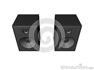 Sound box Cartoon Illustration