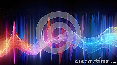 sound digital audio harmony Cartoon Illustration