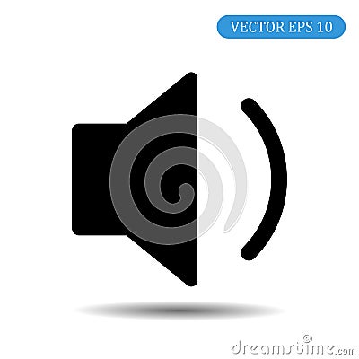 Sound icon. Vector illustration eps 10 Vector Illustration