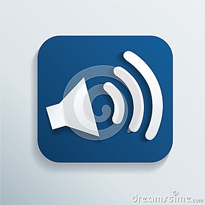 Sound icon vector illustration Vector Illustration