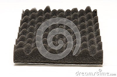 Sound isolation foam Stock Photo