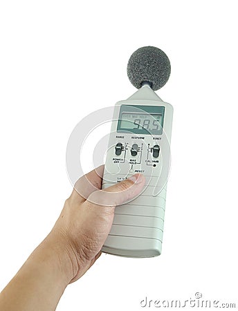 Sound level meter Stock Photo