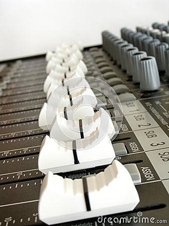 Sound mixer Stock Photo