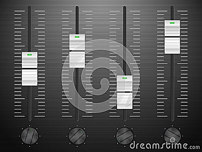Sound mixing Vector Illustration