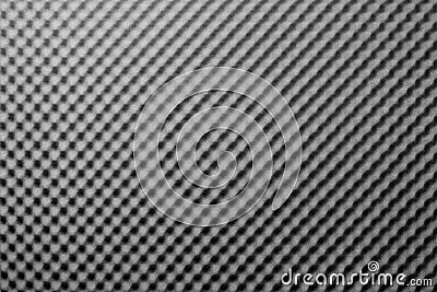 Sound proof Acoustic black gray foam absorbing Stock Photo