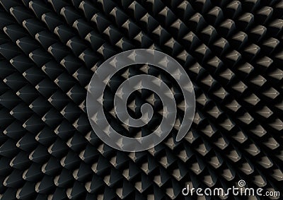 Sound Proof Foam Stock Photo