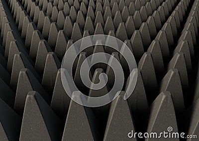 Sound Proof Foam Stock Photo