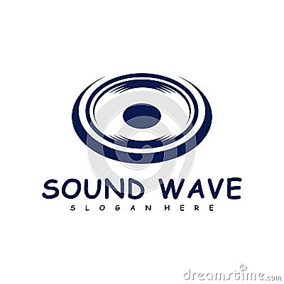 Sound Speaker logo design concept vector. Sound illustration design Vector Illustration