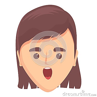 Sound speech icon cartoon vector. Mouth character Vector Illustration