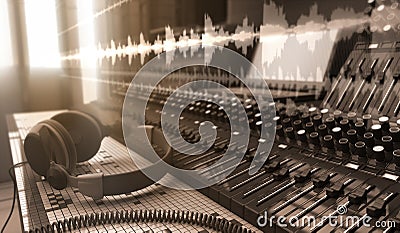 Sound Studio Stock Photo