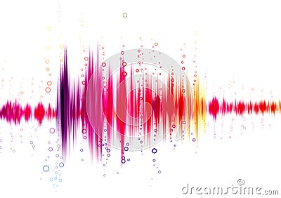 Sound wave Stock Photo