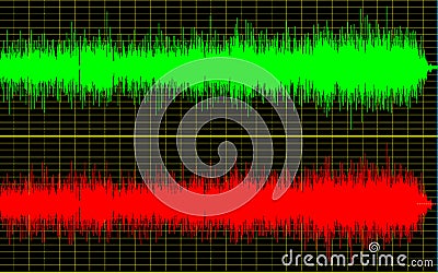 Sound wave Stock Photo