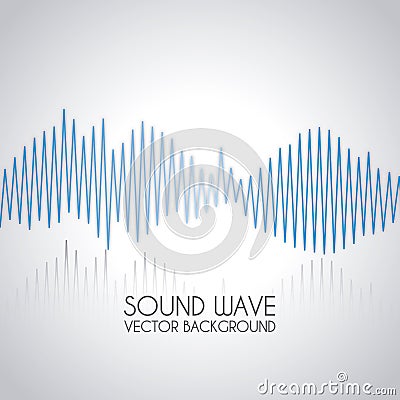 Sound wave Vector Illustration