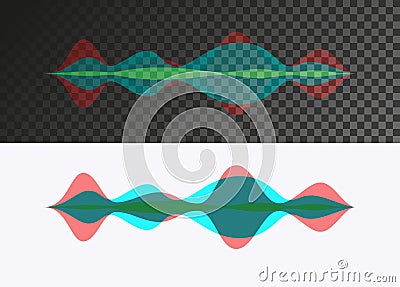 Sound wave Vector Illustration