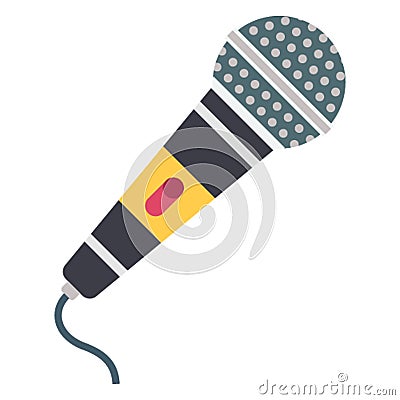 sound, wireless microphone Color Vector icon which can be easily modified or edit Vector Illustration