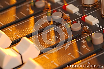 Soundboard Stock Photo