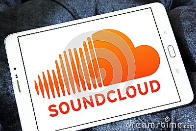 Soundcloud logo Editorial Stock Photo