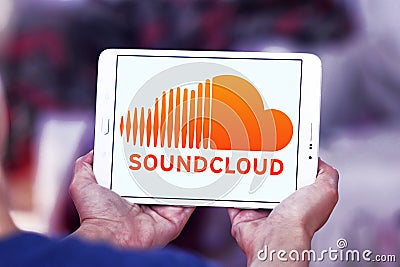 Soundcloud logo Editorial Stock Photo