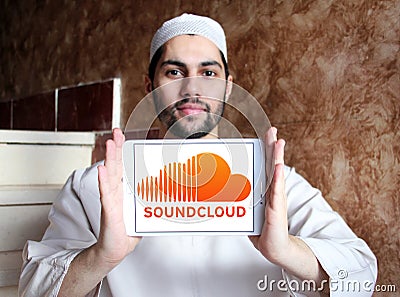 Soundcloud logo Editorial Stock Photo