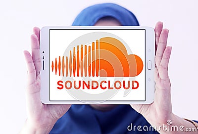 Soundcloud logo Editorial Stock Photo