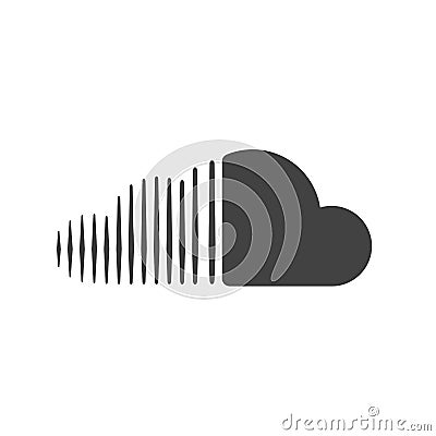 Soundcloud Vector Illustration