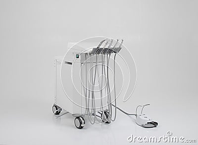 Dental Gallant Cart Autonome for 5 instruments Stock Photo