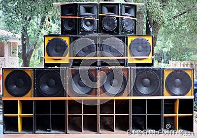 Soundsystem Stock Photo