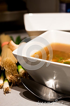 Soup bowl Stock Photo