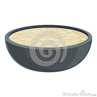 Soup food icon cartoon vector. Asian dish Vector Illustration