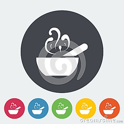 Soup icon Vector Illustration