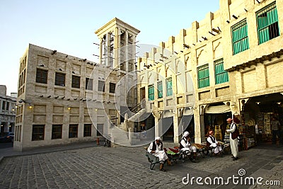 Souq Wakif, Doha, Qatar Editorial Stock Photo