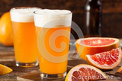 Sour Grapefruit Craft Beer Stock Photo
