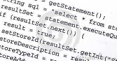 Source code Stock Photo