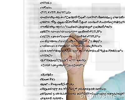 Source code Stock Photo