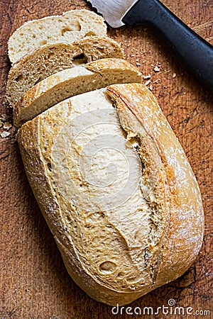 Sourdough loaf of bread Stock Photo