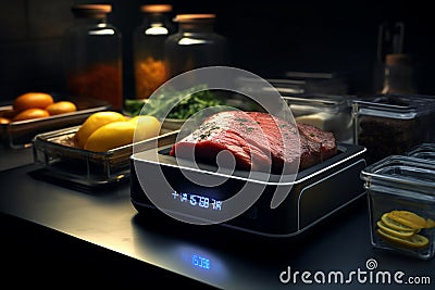 Sous vide precision cookers for restaurantquality Stock Photo