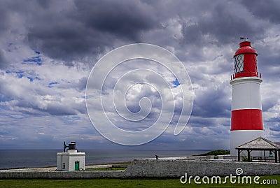 Souter Lighthouse - Whitburn, Sunderland Stock Photo