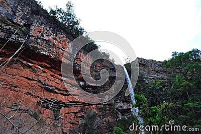 South Africa, East, Mpumalanga province, waterfall Stock Photo
