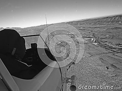 South Africa: Flight over the swartberg mountainrange in the little Karoo near Outshoorn Editorial Stock Photo